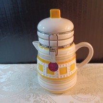 Vintage Coffee Pot Shaped Canister 9 Inch - $11.88