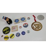 VTG USA Political Pinback Ornament Collectible Lot Nixon Kennedy Brutz B... - €25,20 EUR