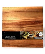 Bombay Natural Acacia Wood Cutting Board Knife Friendly Surface Protects... - $97.09 CAD