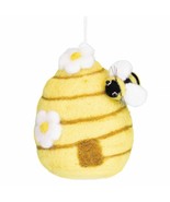 Honey Bee 4719130 Busy Beehive Felted Sheep Wool Ornament  4&quot; H - $27.28 CAD