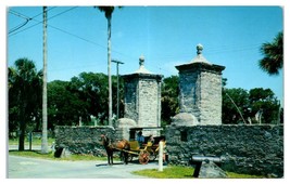 Old City Gates St. Augustine Florida Unused Postcard - £41.07 GBP