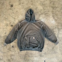 Vintage Carhartt Workwear Size 3XL Sun Faded &amp; Distressed Hoodie - £31.63 GBP