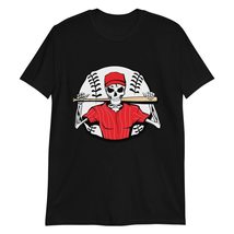 PersonalizedBee Baseball Skeleton T-Shirt Funny Halloween Graphic Costume Sarcas - £15.59 GBP+