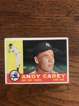 Andy Carey 1960 Topps Baseball Card  (0522) - £2.35 GBP