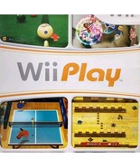 Wii Play WIth Manual 2007 Nintendo Complete Video Game Sports Classic E86 - $41.01 CAD
