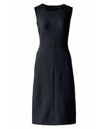 Lands End Women&#39;s Sleeveless Ponte Sheath Dress Black New - £40.05 GBP