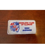Bowlers Club of Illinois High Average Patch from the 90s Silver Border - £7.85 GBP