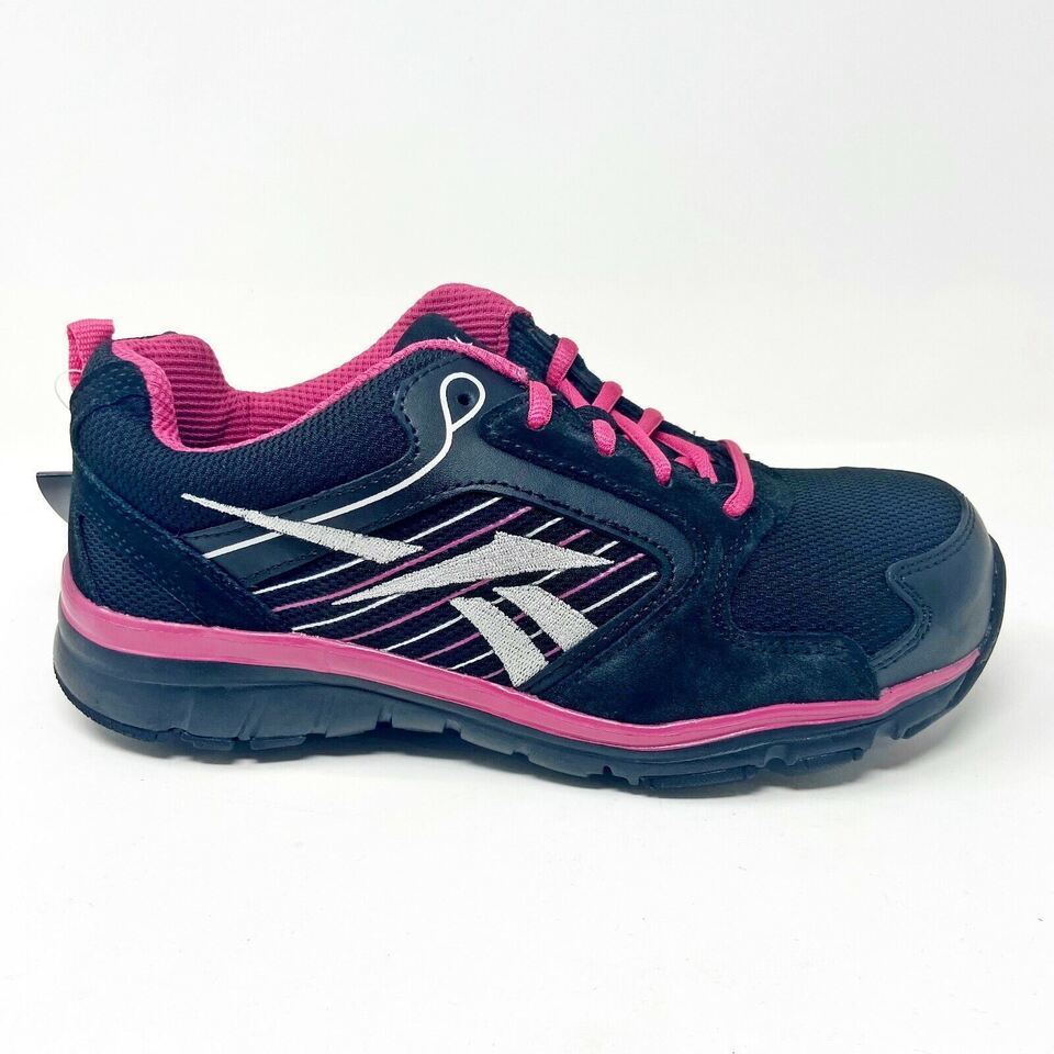 Reebok Work Anomar Black Pink Womens Composite Toe Sneakers RB454 - $22.95+