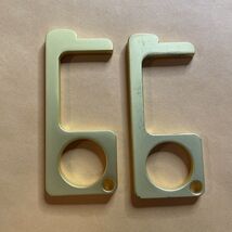 No Contact Touch Free Door Opener Button Pusher Sani-key Tool Key Ring H... - $8.95