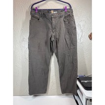 Carhartt Pants Brown Relaxed Fit Canvas Work Pants Mens Size 38x28 - Irr... - $409.56 MXN
