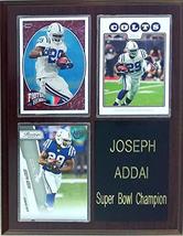 Frames, Plaques and More Joseph Addai Indianapolis Colts 3-Card 7x9 Plaque - £17.58 GBP