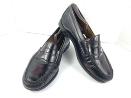 Cole Haan NikeAir Penny Loafers Men 9.5W Wide Shoe Black Red Patent Pinc... - $522.00 MXN