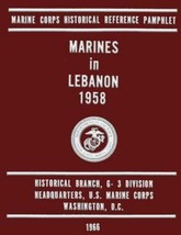 Marines In Lebanon 1958 USMC Historical Branch - $9.85