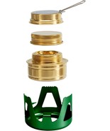 Dzrzvd Mini Alcohol Backpacking Stove, Portable Brass Spirit Burner, And... - £31.02 GBP