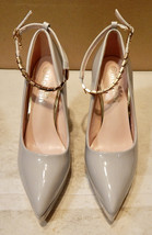 Wedding Dress Shoes Women&#39;s Size 7 US Gray Melesh 556-6 Medium 4 3/4&quot; He... - £31.43 GBP