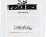 Signature Theatre Co. Presents New York Premier Fortinbras 1992 Lee Bles... - $17.82