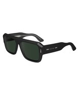 New Calvin Klein CK-24501S 001 Black Sunglasses with Green Lenses - $1,296.46 MXN