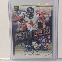 Deshaun Watson Houston Texans Autographed signed Card Hologram COA NFL - £55.28 GBP