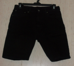 New Mens Levi&#39;s 505 Black Denim Shorts Size 34 - £25.71 GBP