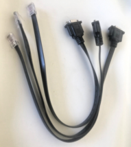 Pack Of 3 New Vega Tech Pos Cable DB9 RS232 Male To RJ45 E189529 Awm 20251 60 ºc - $14.89