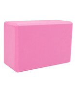 Large High Density Pink Foam Yoga Block 9 x 6 x 4 - £28.51 GBP