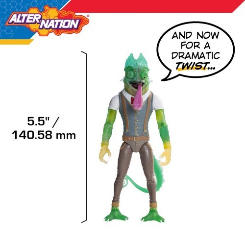 Alter Nation Sham Action Figure Color-Changing Hybrid w/ Comic | Ages 6+ Gift Item image 5