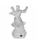 Vintage RCR Cristalleria Italiana Crystal Dancing Couple Figurine 24% Lead Italy - $34.20