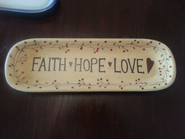 Brand New Faith Hope Love A Beautiful Handmade Wooden Sign/Home Decor - £7.10 GBP