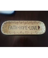 Brand New Faith Hope Love A Beautiful Handmade Wooden Sign/Home Decor - £7.04 GBP