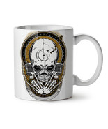 Death Rock Music Skull NEW White Tea Coffee Mug 11 oz | Wellcoda - £12.82 GBP