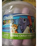 Sunny Days Chalk Tales Jumbo Chalk &amp; Bucket , 19 pieces - $6.99