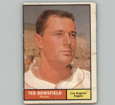 1961 Topps Baseball Ted Bowsfield #216 - Los Angeles Angels (T2) - £2.39 GBP
