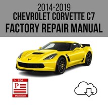 chevrolet corvette c7 2014-2019 workshop service repair manual download - £8.31 GBP