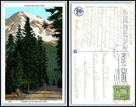 WASHINGTON Postcard - Rainier National Park, Highway at Ricksecker Point L40 - £2.52 GBP