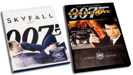 2 JAMES BOND 007 SKY FALL GOLDENEYE BLUE RAY DVD DIGITAL COPY MOVIES - $8.90
