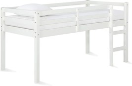 Milton Junior Twin Loft Bed By Dorel Living, White. - £144.59 GBP