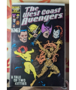 The West Coast Avengers #16 1986 Marvel Comics a tale of two kitties Com... - $97.67 MXN