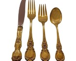 Charlemagne by Towle Sterling Silver Flatware Service 12 Set Vermeil Gol... - £3,440.96 GBP