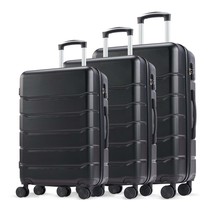 3-Pack Expandable Hardside Suitcases w/TSA Locks - £99.12 GBP