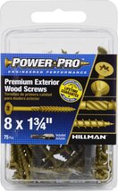 Power Pro Premium Exterior Wood Screws, #8 x 1-3/4&quot;Inch All-Purpose Deck... - €16,38 EUR