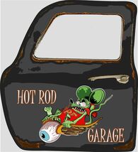 Rat Fink Door Panel Metal Sign - $69.95