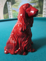 ZSOLNAY HUNGARY COCKER SPANIEL DOGS FIGURINES RED - GREEN - PURPLE PICK ONE - £76.55 GBP