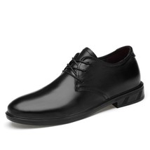 Natural Genuine Leather Shoes Men Formal Shoes Fashion Heighten shoes Men Oxford - £76.21 GBP