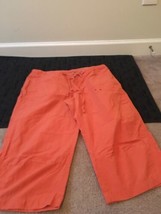 Columbia Women&#39;s Orange Casual Active Wear Capri Pants Size Medium  - $46.56