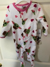 The Mandalorian Girl&#39;s The Child Snap Front Pajamas 6-9 Month *NEW* h1 - £10.34 GBP