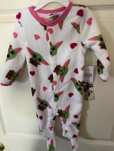 The Mandalorian Girl's The Child Snap Front Pajamas 6-9 Month *NEW* h1 - £10.47 GBP