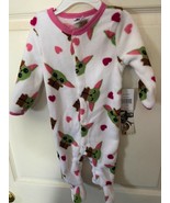 The Mandalorian Girl&#39;s The Child Snap Front Pajamas 6-9 Month *NEW* h1 - $12.99