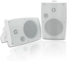 Herdio 400W 6.5 Inch Passive Outdoor Speakers Wired Waterproof,2 Way, Pair,White - $132.99