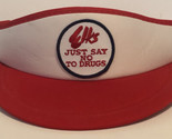 Vintage Elks Visor Patch Hat Just Say No To Drugs ba1 - $40.58