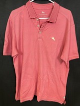 Tommy Bahama SKU 440 Mens Coral Polo Shirt Short Sleeve Size L - $16.42